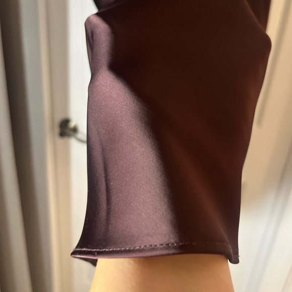 Zara Burgundy Maxi Skirt - Picture 7 of 14